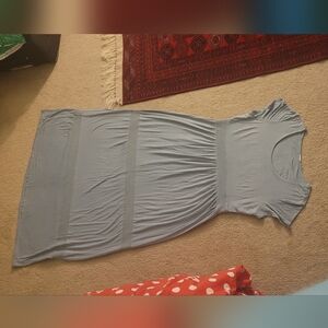 Elegant Gray Maxi Dress